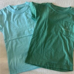 Properly Tied Kids' Teal and Green Short Sleeve Tees